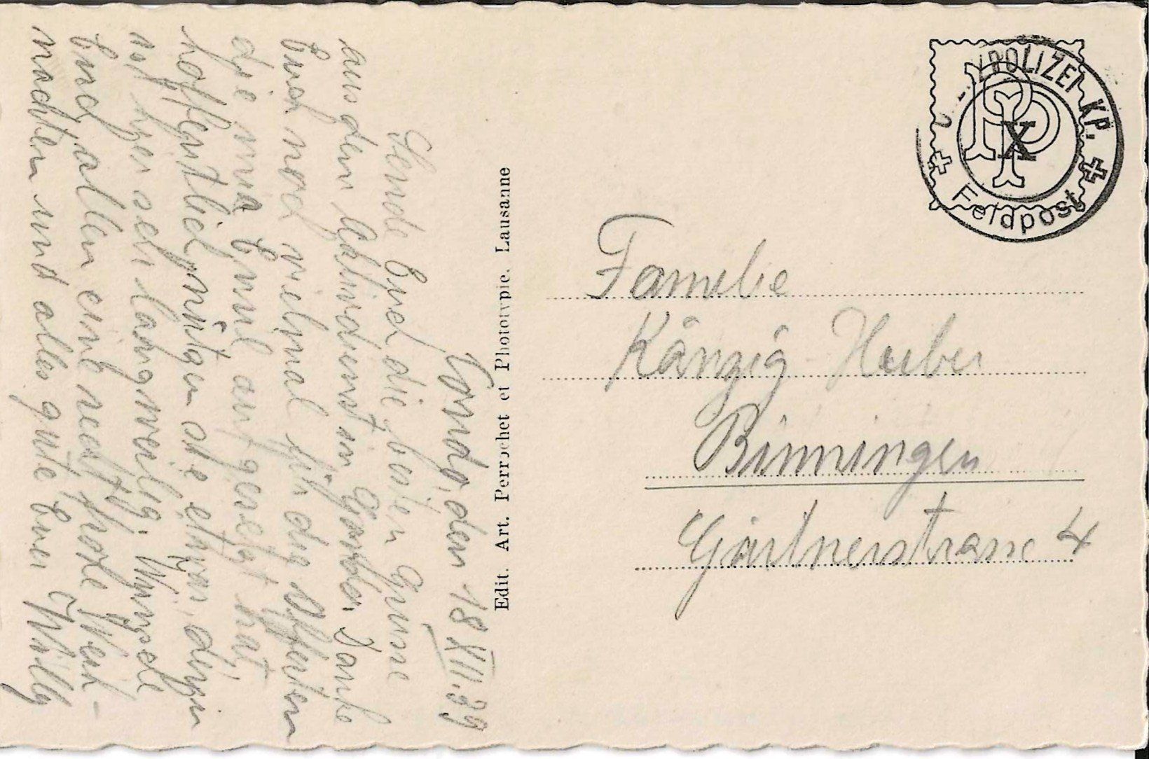 Ansichtskarten: Karte Gondo 1939 – Gebraucht aus Zürich von Philacat11 1