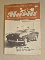 Markt Magazin August 1983 Klassische Autos Motorräder