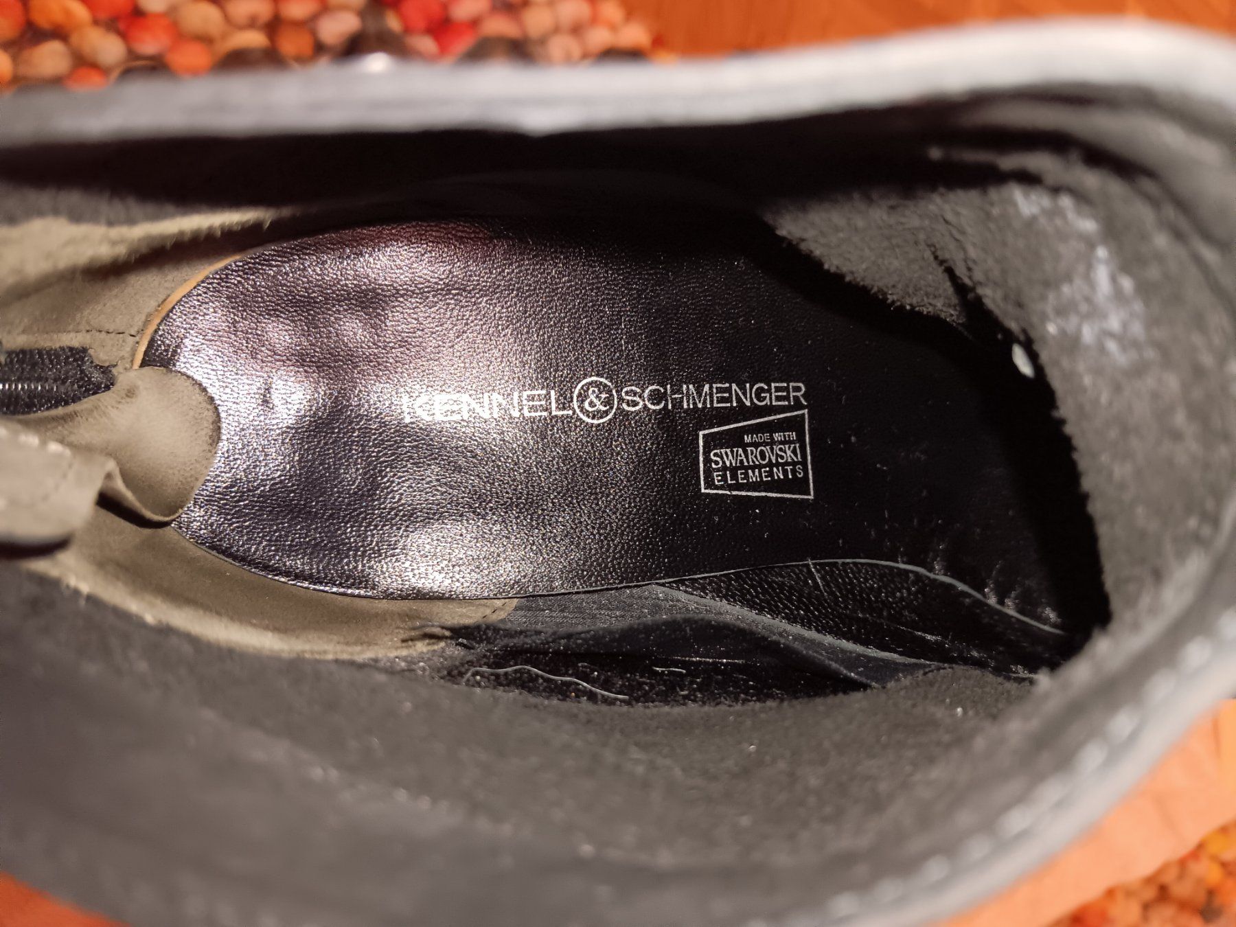 Damenschuhe: Schwarze Stiefeletten mit Strass, Gr. 38 – Gebraucht aus Suhr von fah_95vt 6