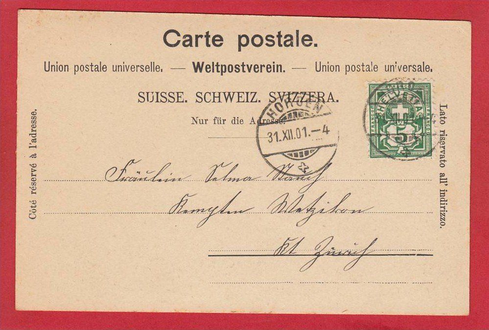 Cartes postales: HORGEN 1901 – D'occasion à Grüningen par Kartenlaube 1