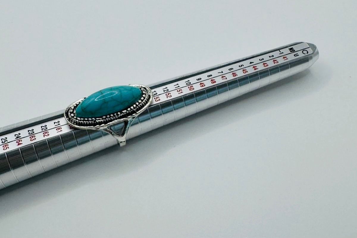 Bagues: Wunderschöner Ring mit blauem Stein - Grösse: 57 – Neuf avec emballage d'origine à Frutigen par glanzvolles.leben 2