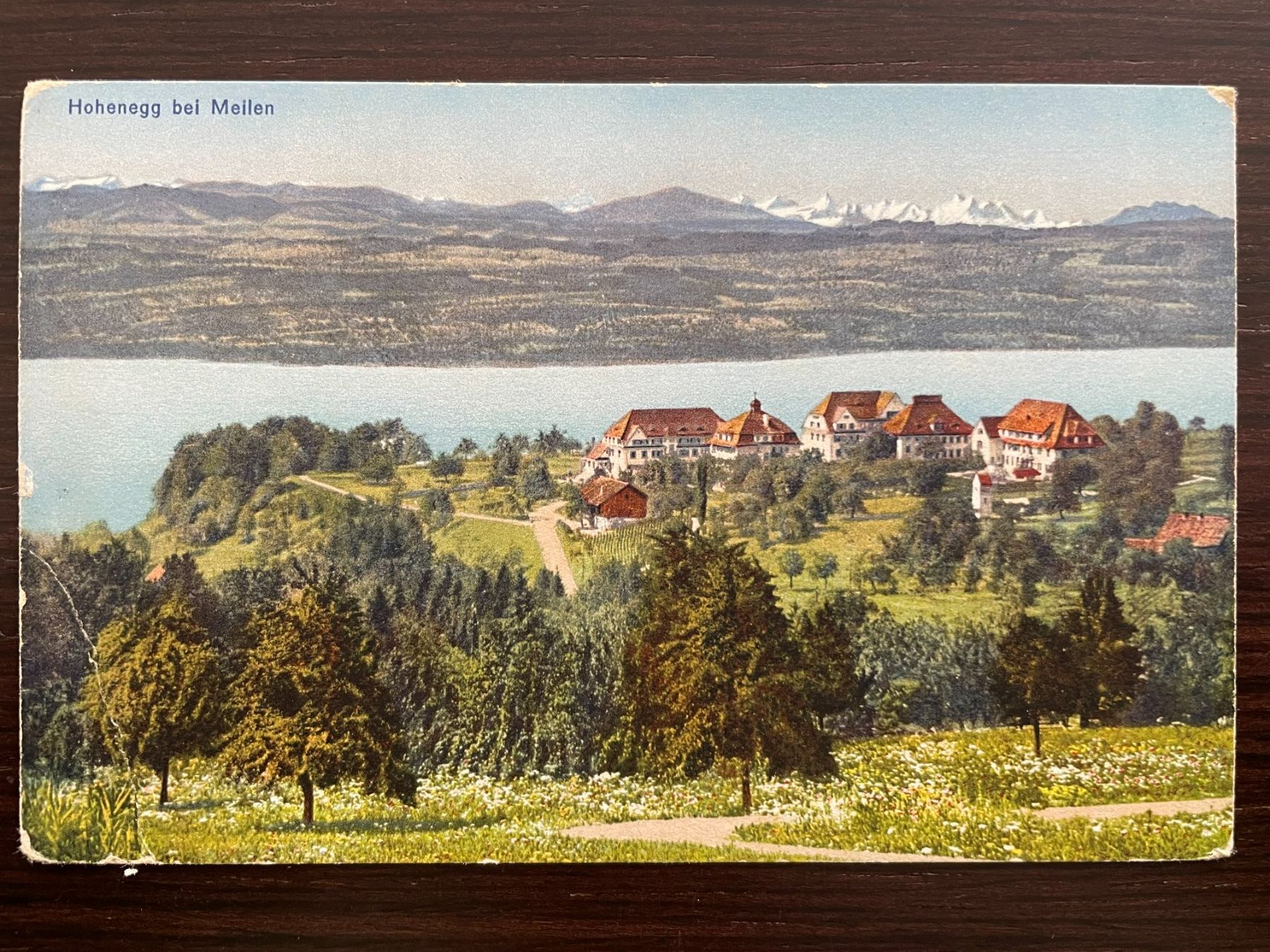 Cartoline postali: MEILEN Hohenegg, 4 Ansichtskarten mit Flieger-Postkarte – Usato da Wald ZH venduto da TLILEF 5