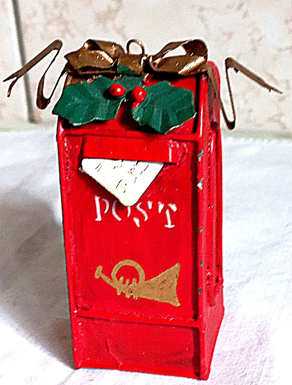 Tutte le decorazioni: Weihnachts-Schmuck Briefkasten alt! – Usato da Baar venduto da 2cvbaar