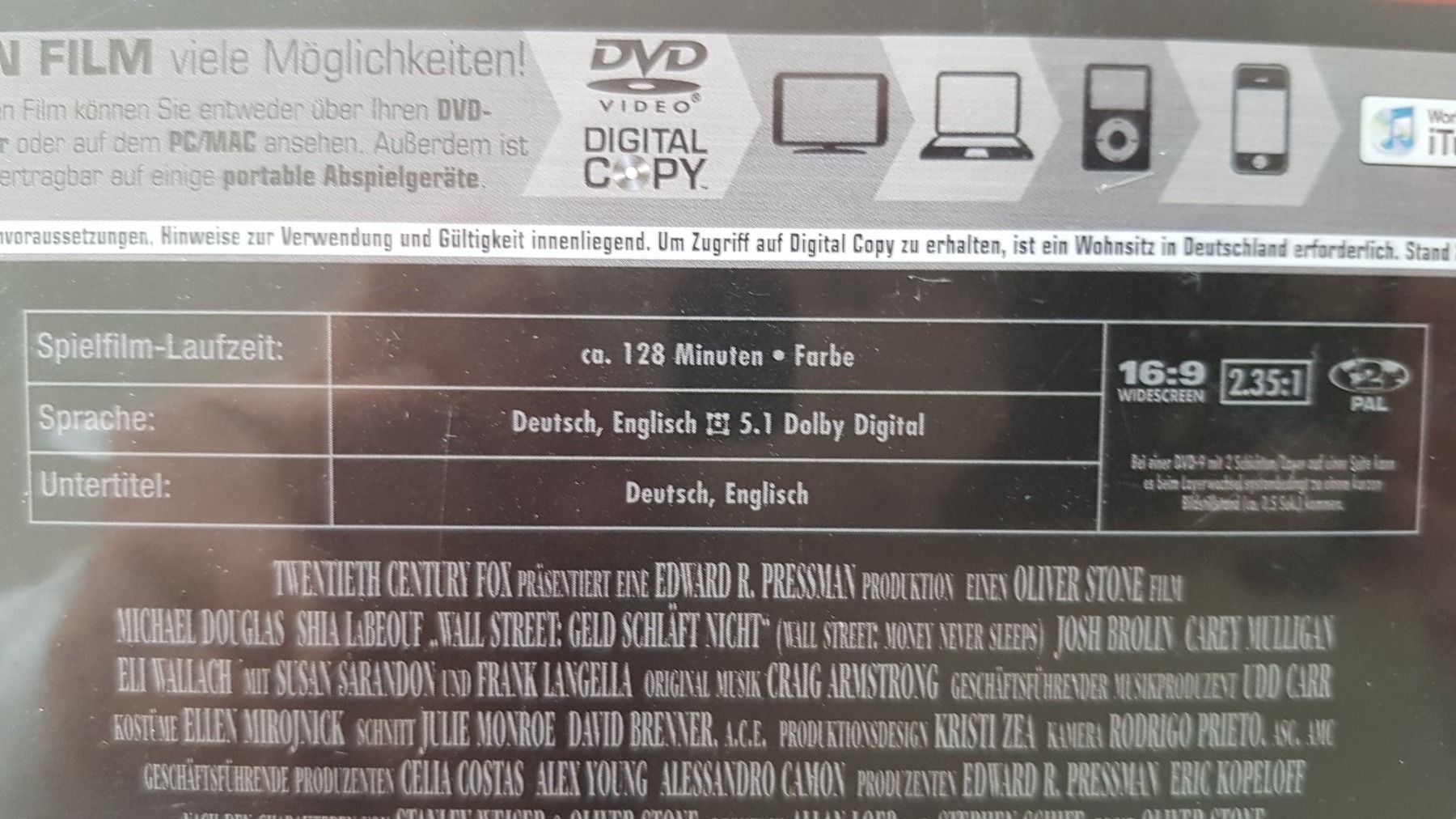 Tutti i DVDs: DVD Wall Street / Motiv A – Usato da Oetwil am See venduto da fineli2 1
