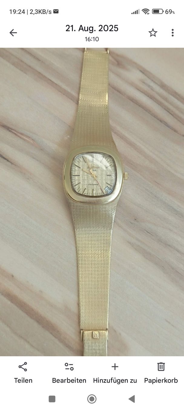 Eterna Uhren: Eterna Sonic Gold 750  Vintage – Gebraucht aus Fislisbach von mine-ned-dine 1