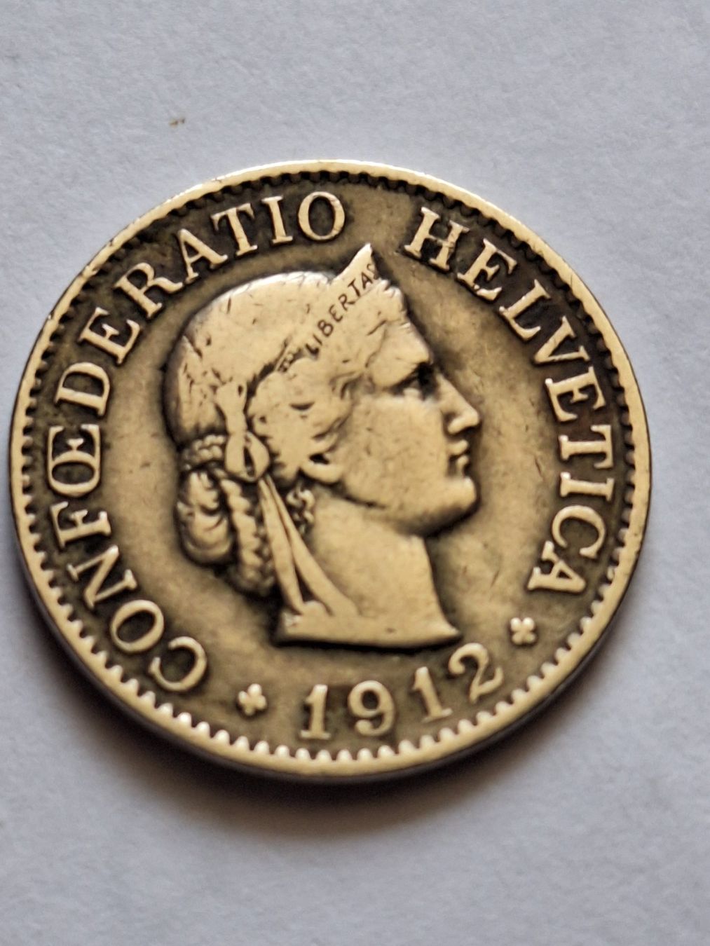 Tutti le monete: 10cts 1912  SS – Usato da Couvet venduto da zeze03