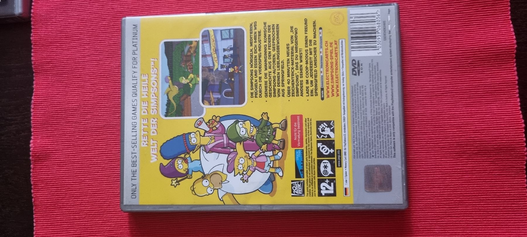 Spiele: Simpsons Game PS2 - Platinum Edition - Good Condition! – Gebraucht aus Allschwil von NDSS9483 2