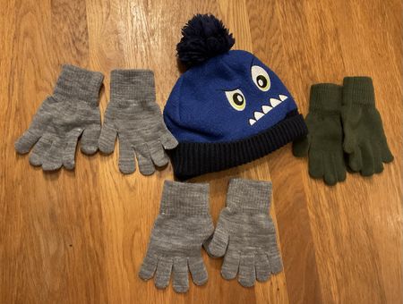 Winter Set! Mütze Alive Gr.4 & 3 Paar Handschuhe