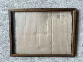 Antiker Bilderrahmen, Holz, Goldfarben, Vintage Look