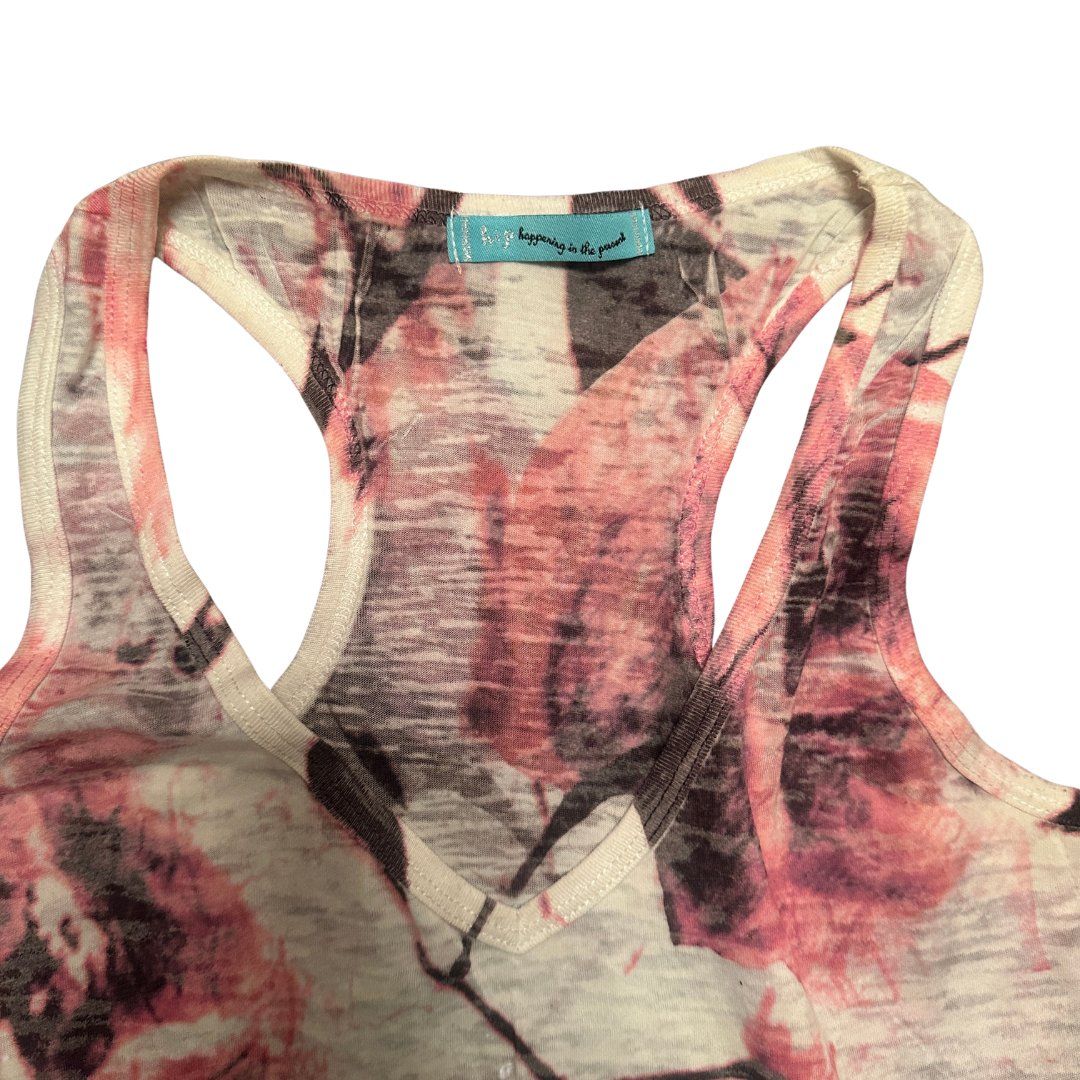 Top: Vintage Top with Flower Print S – Usato da Zofingen venduto da JumpInVintage 1