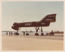 Pressefoto Boeing Vertol XCH-62 US Army auf Kodak Fotopapier