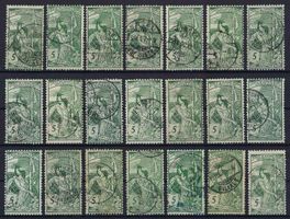 1900 U.P.U. gute und saubere Werte gest.