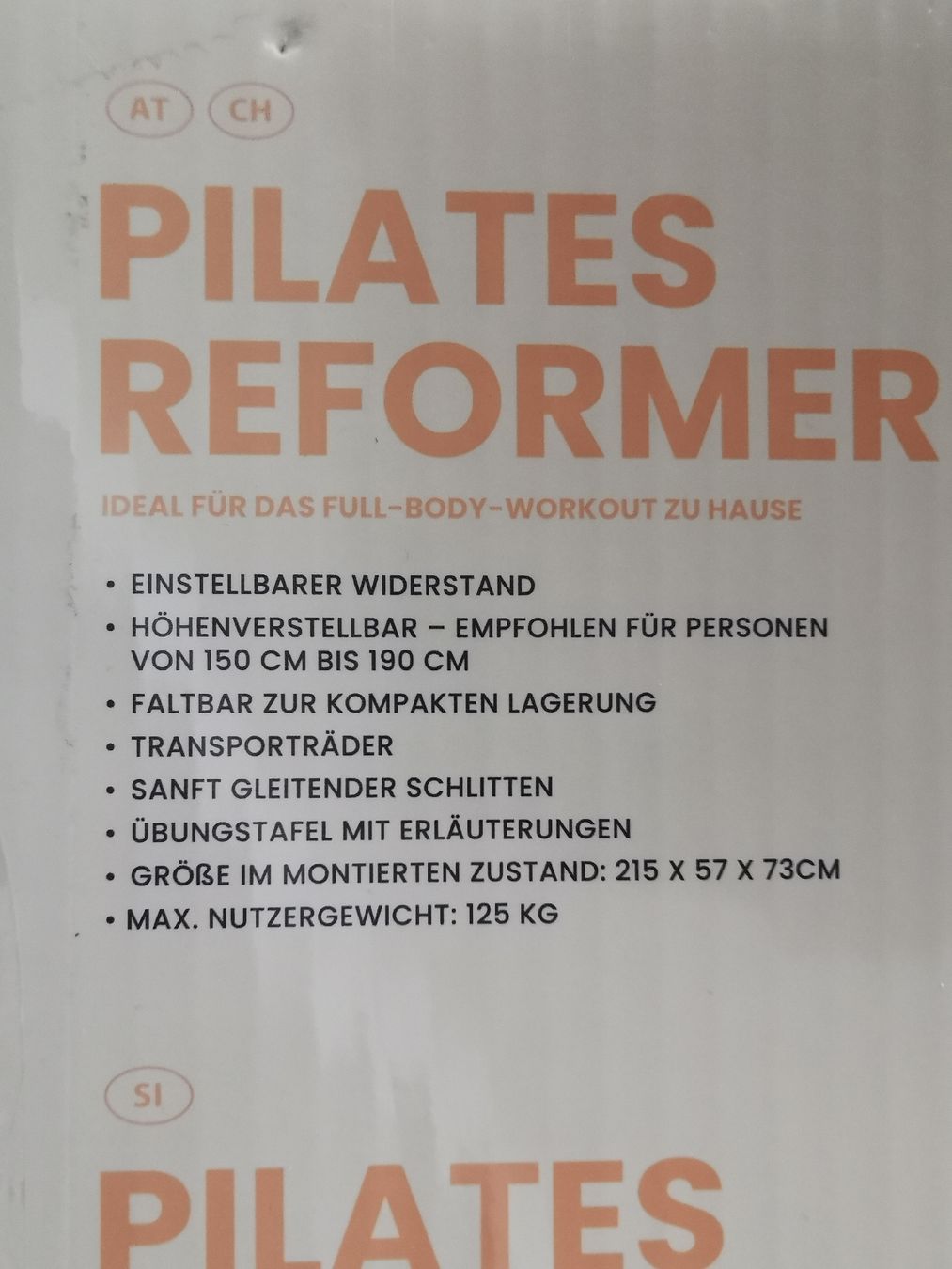 Aldi Hometrainer: Pilates Reformer / NEU – Neu und originalverpackt aus Oberentfelden von bienemaaja 3