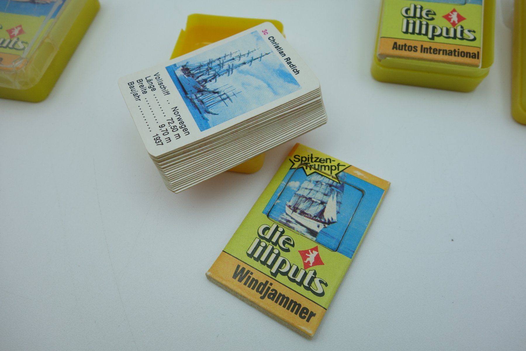 Giochi: 3 Die Liliputs +2 Maxi Mini Quartetts, Auto, Töff, Flugzeuge – Usato da Wil SG venduto da Donaldus 2
