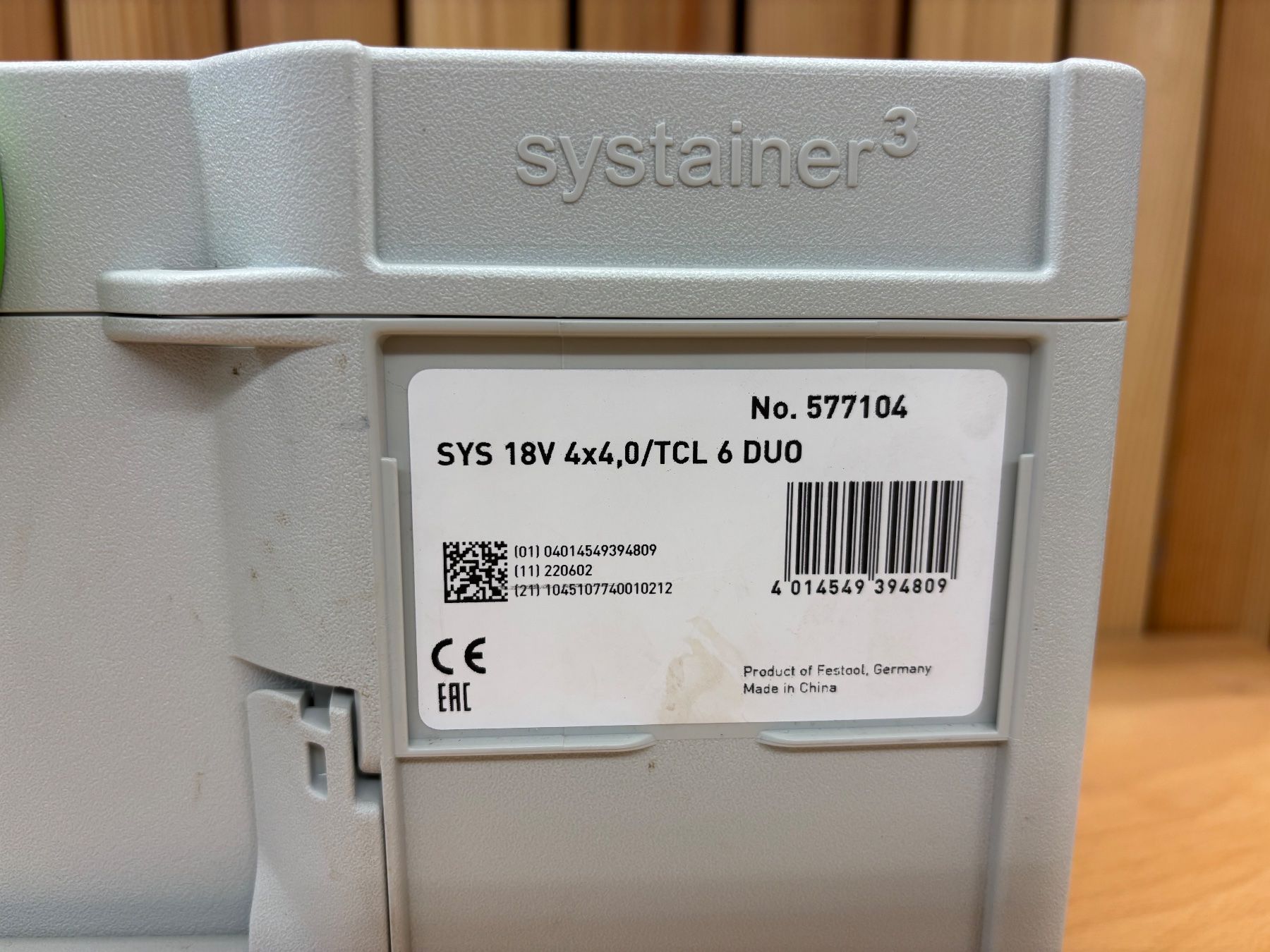 Festool Caricatori & Batterie: FESTOOL Energie Set SYS 18V 4x4,0/TCL6 DUO – Nuovo (secondo la descrizione) da Winterthur venduto da ReUse_Baumarkt 4