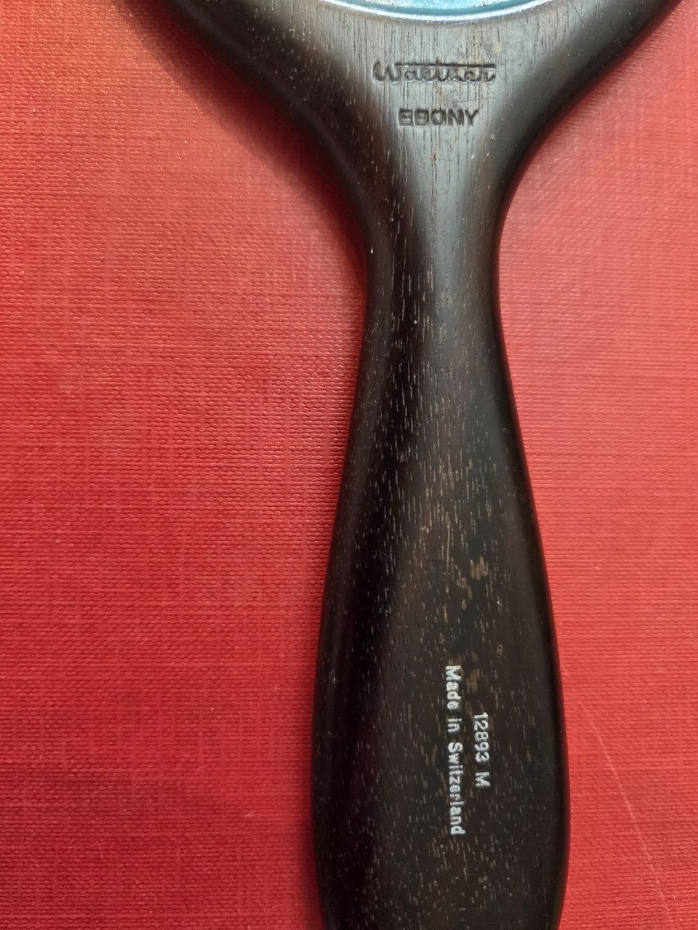 Specchi: Miroir à main vintage en ébène véritable, Suisse – Usato da Penthalaz venduto da cel_zv7p 1