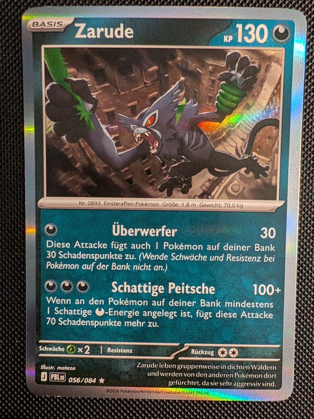 Pokémon Carte collezionabili: Zarude – Nuovo (secondo la descrizione) da Märstetten venduto da eri_9lt8