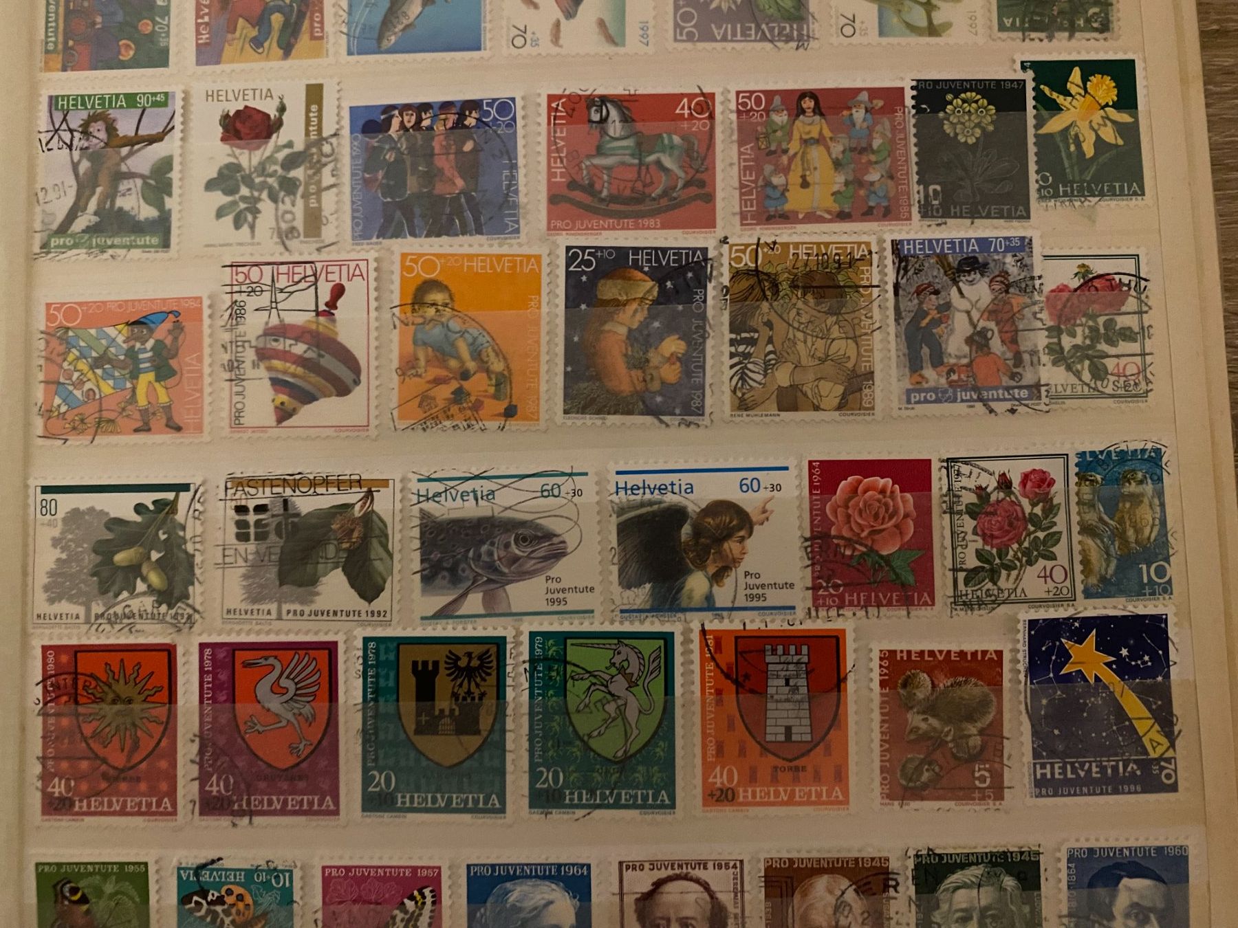 Tous les timbres: Briefmarken Schweiz Pro Juventute – D'occasion à matten b. interlaken par jfran17 3