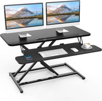 Schreibtischaufsatz höhenverstellbar Stehpult 91 cm