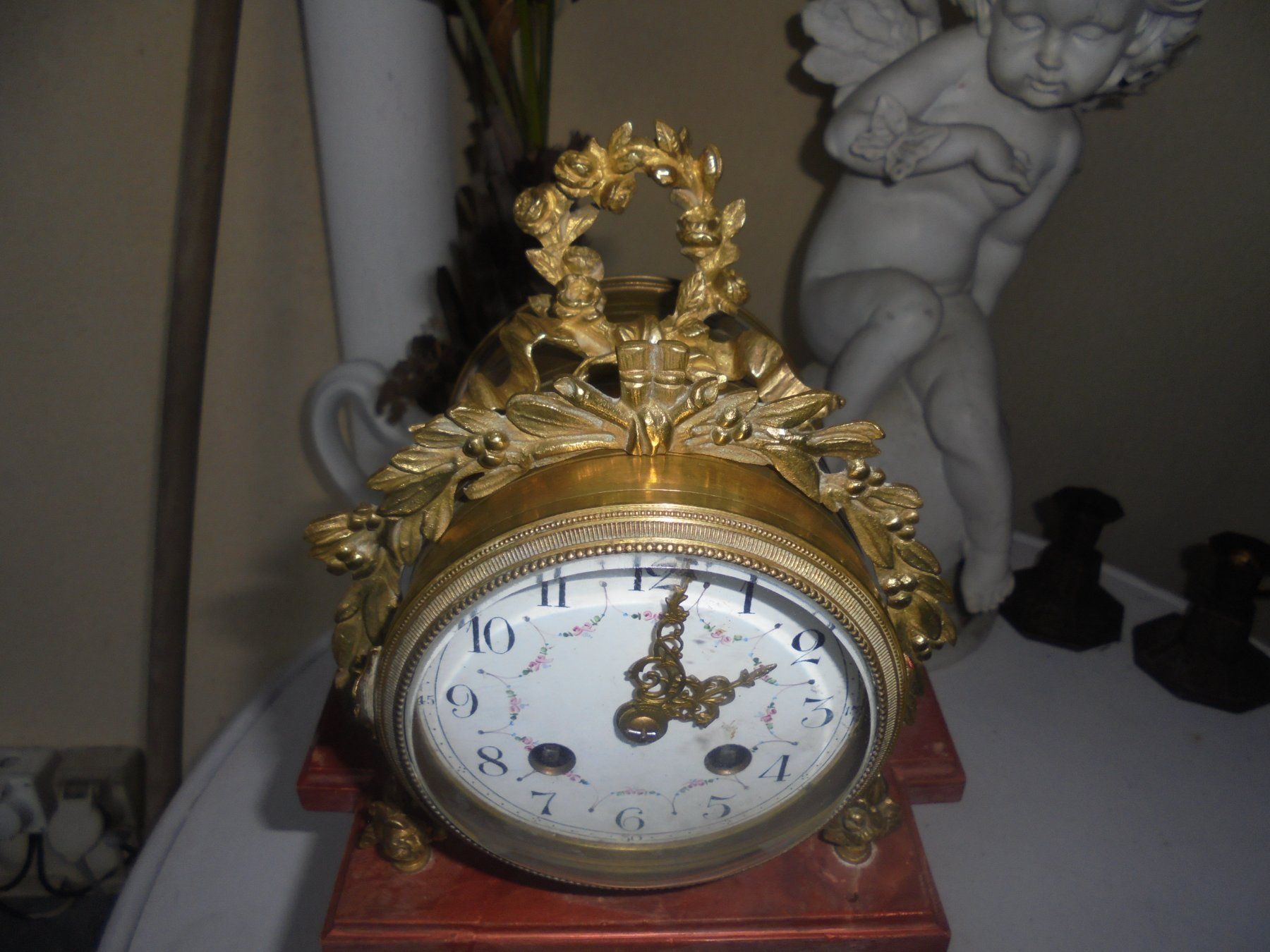 Orologi da terra & Orologi da parete: Antike Marmorportaluhr ca. 1900 – Usato da Camorino venduto da Hunpete 1