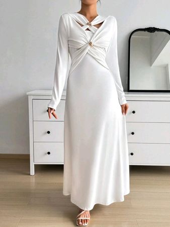 Weisses Kleid, Grösse S, einmal getragen