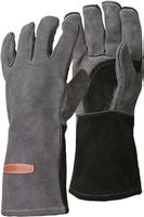 35cm Leder MIG Schweisserhandschuhe Feuerfest Kevlar-Nähten