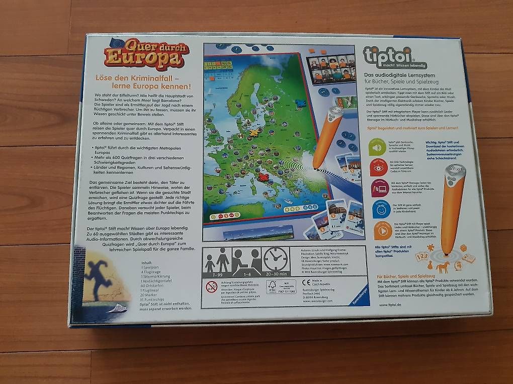 Jeux: Tiptoi Spiel Quer durch Europa – D'occasion à Hinwil par sar_8w6x 2