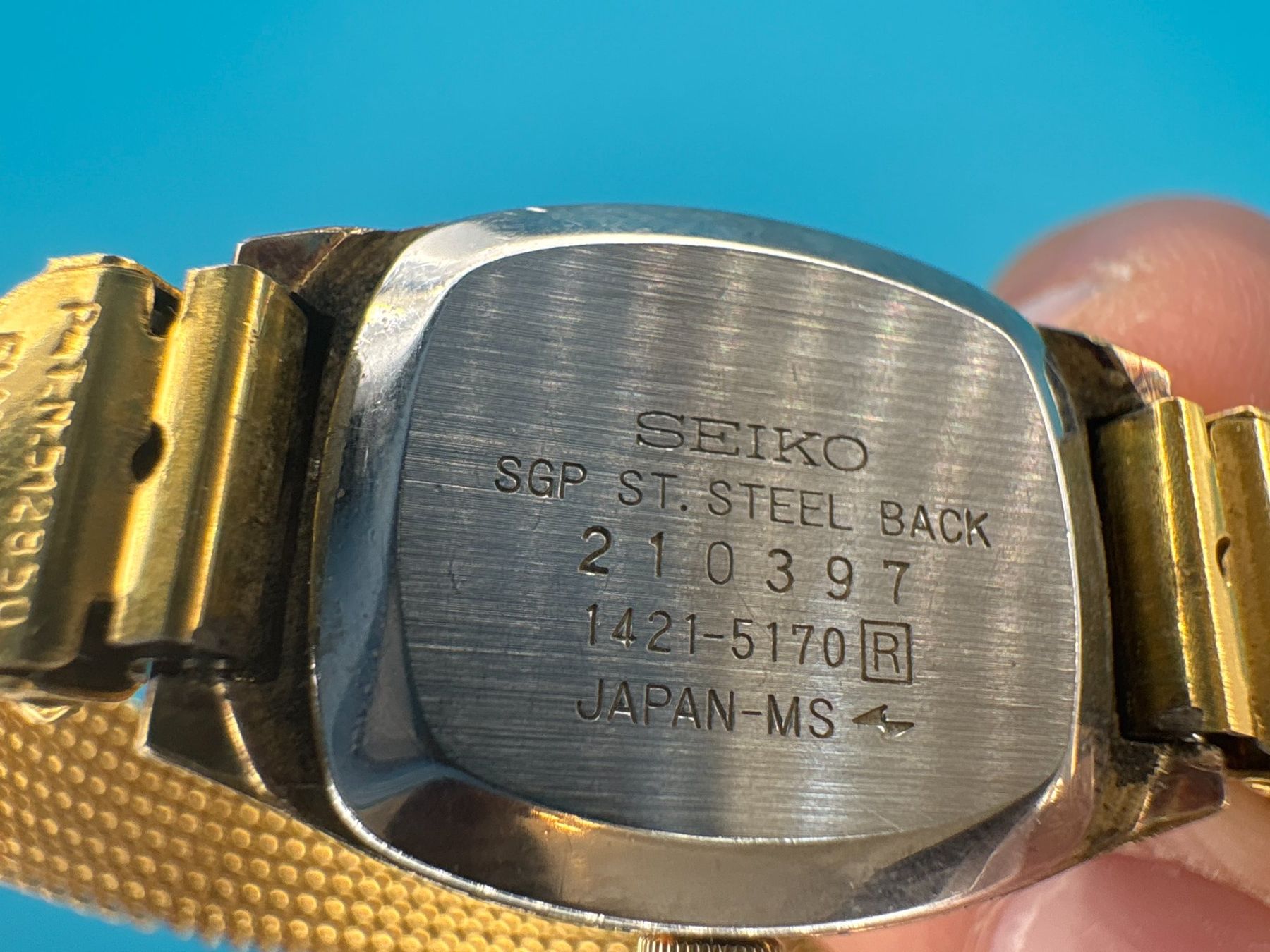 Seiko Montres: Goldfarbene Seiko Quarz – D'occasion à Elgg par Jo_Naj 3