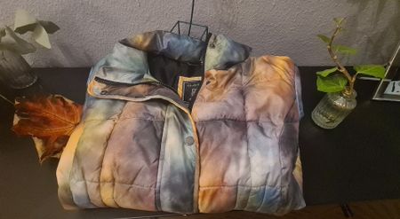 Veste femme originale et chaude, taille 42, comme neuf
