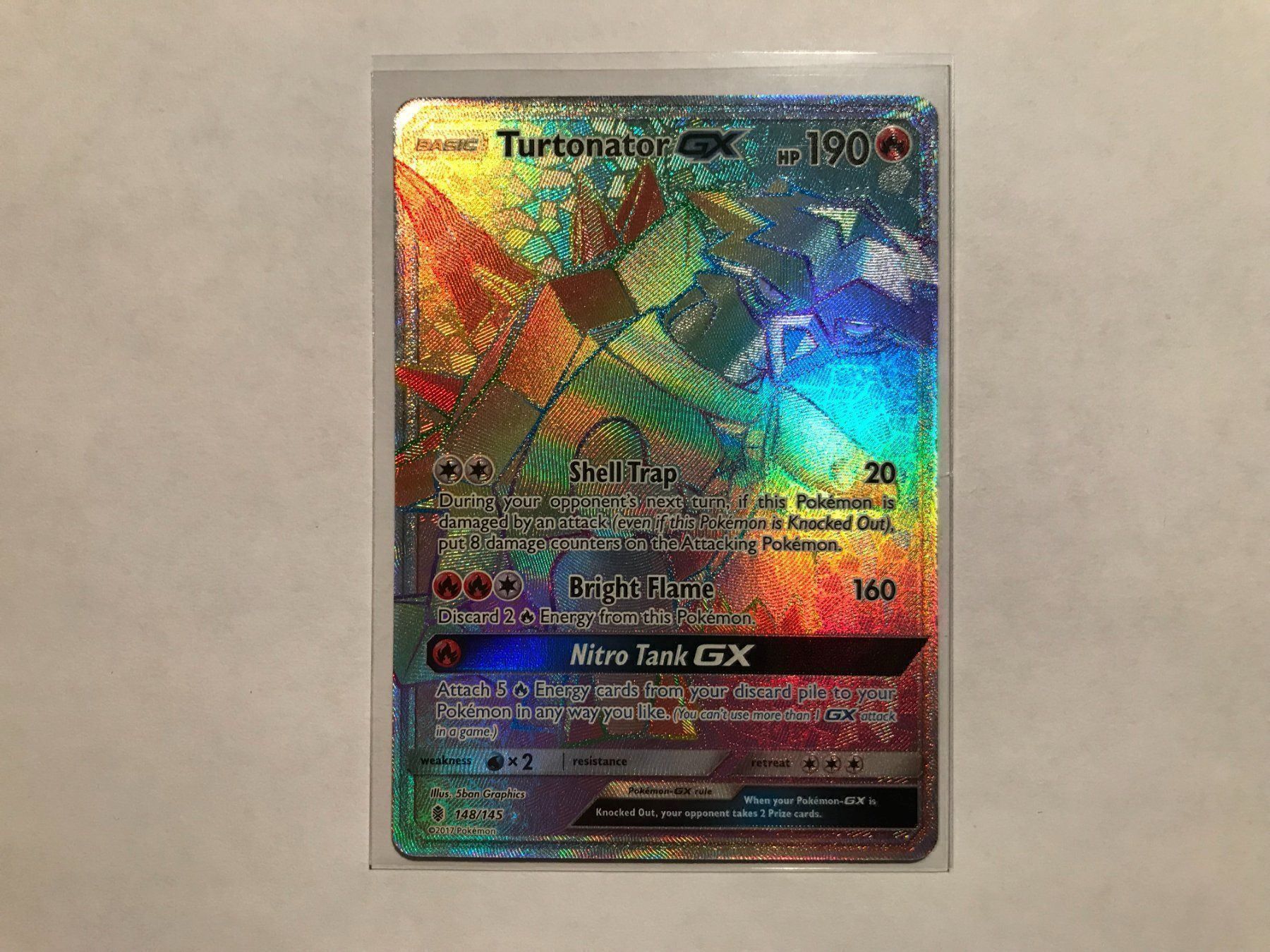 Pokémon Carte collezionabili: Turtonator GX Rainbow – Nuovo (secondo la descrizione) da Hagendorn venduto da Pokecollectorch