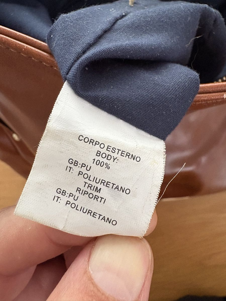 Taschen für Damen: Borsa a mano marrone con borchie – Gebraucht aus S. Antonino von LIKA91 7