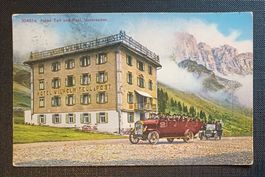 AK Hotel Tell und Post URNERBODEN Postauto 1927