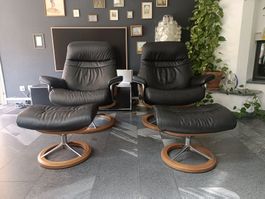 Relaxsessel + Hocker Stressless Sunrise L