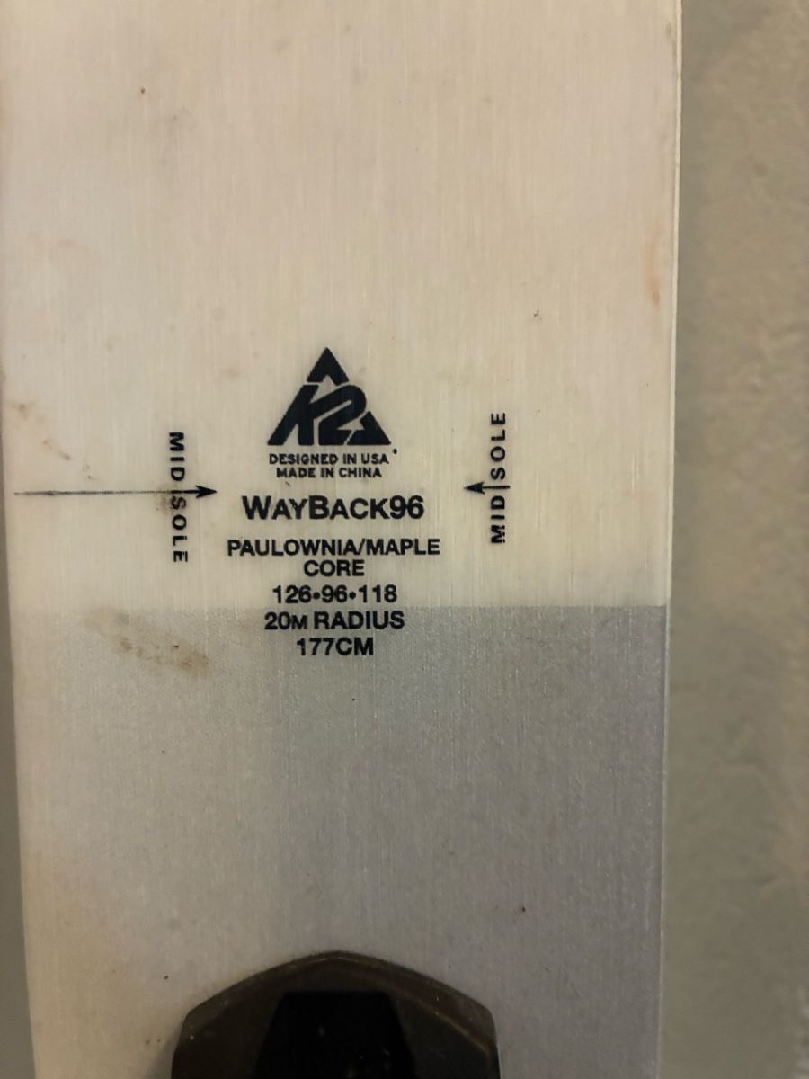 Sci: Skis de peau de phoque Wayback 96 – Usato da Estavayer-le-Lac venduto da syl_8rh2 2