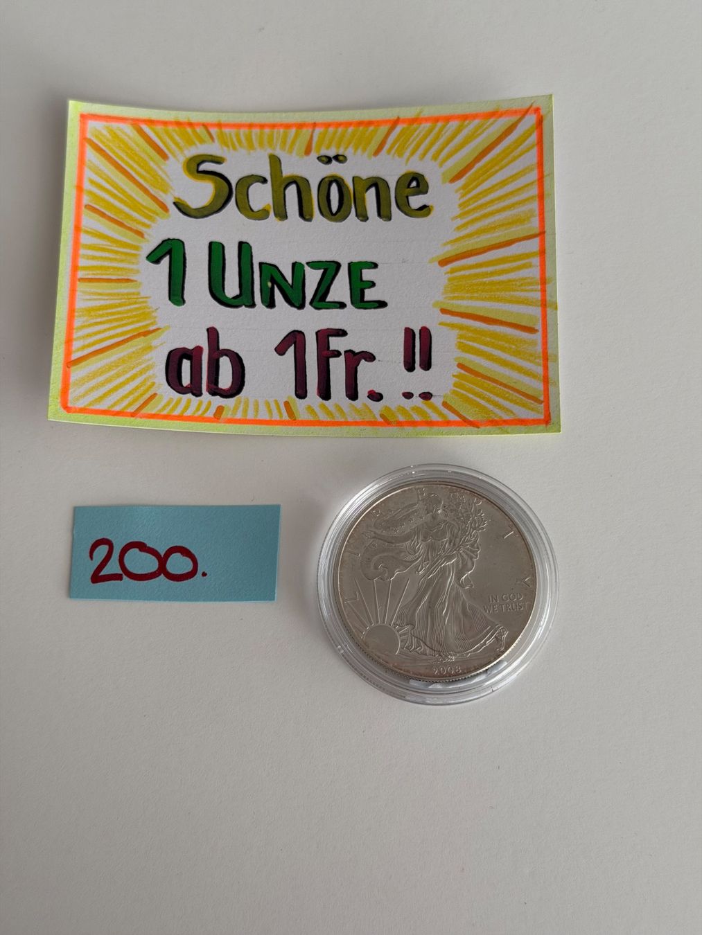Alle Münzen: Schöne Unze 2008 – Gebraucht aus Engi von kasi09