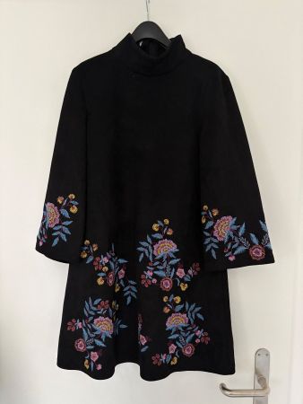 Dress - Size S - Faux Suede