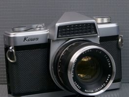 Kowa Analoge SRL mit einem 50mm F2 festverbauten Objektiv