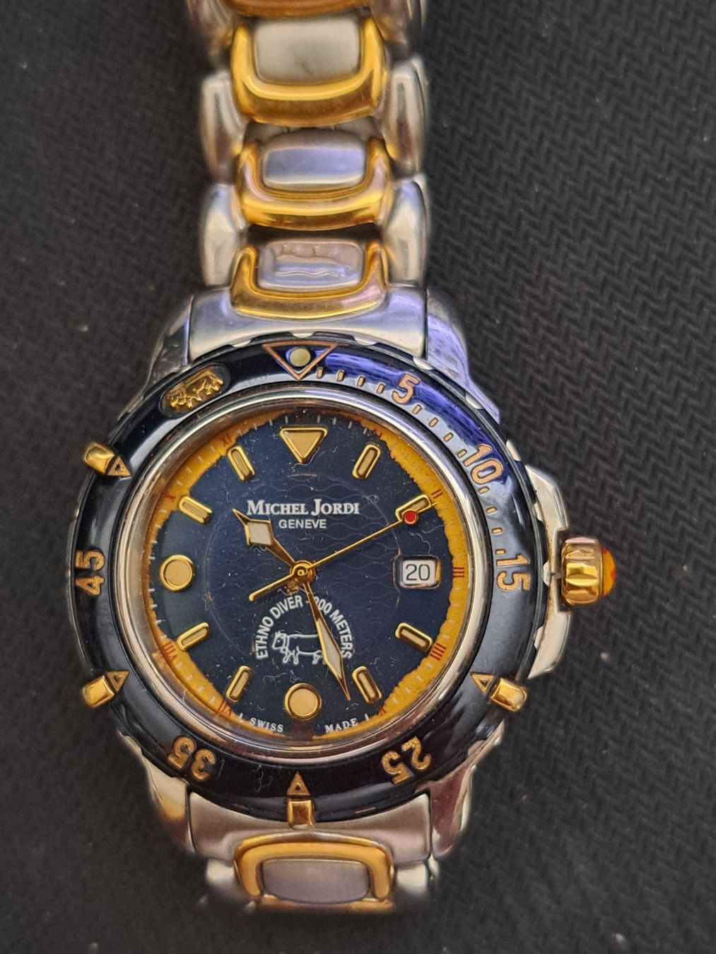 Michel Jordi Orologi: Michel Jordi Ethno Diver 200 Meter Uhr – Usato da Schlieren venduto da Rcaliforni 8