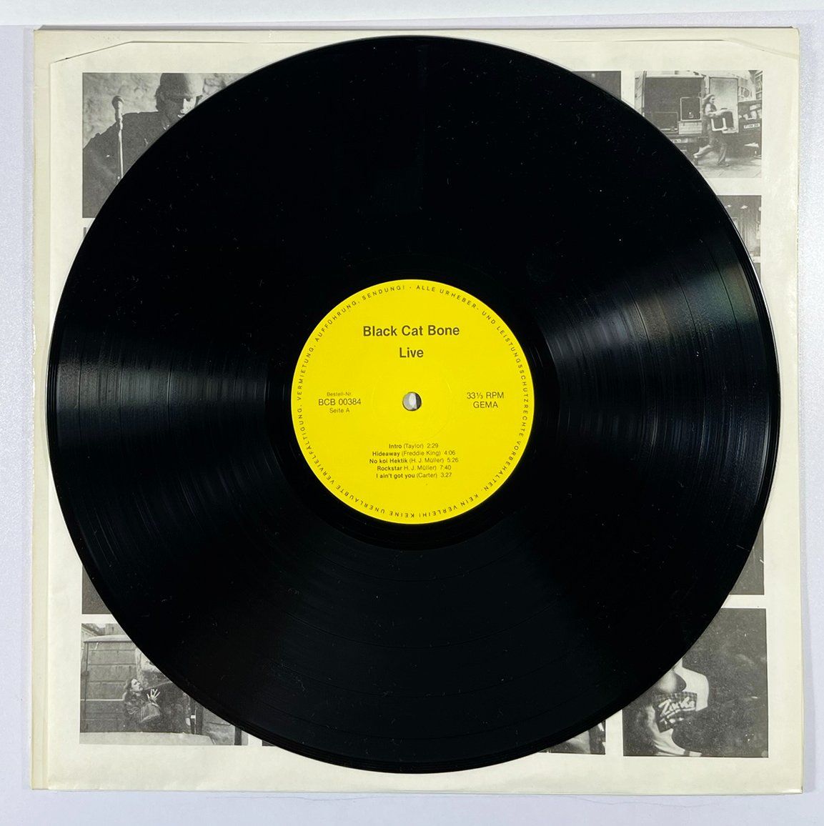 Dischi in vinile: LP: BLACK CAT BONE - Live (1984) – Usato da Frenkendorf venduto da Yard-Sale-2000 4