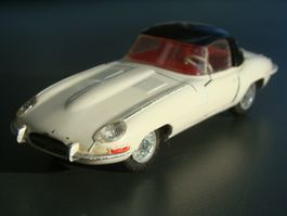Tekno Jaguar Type E V12  1:43 selten weiss schwarzes Verdeck