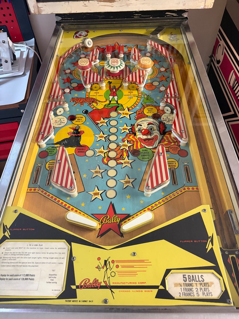 Flipper: Circus EM – Usato da Oberwil BL venduto da jones-oli 1