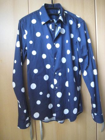 WE Langarm Hemd   Gr. S  langarm  Teenager blau-weiss