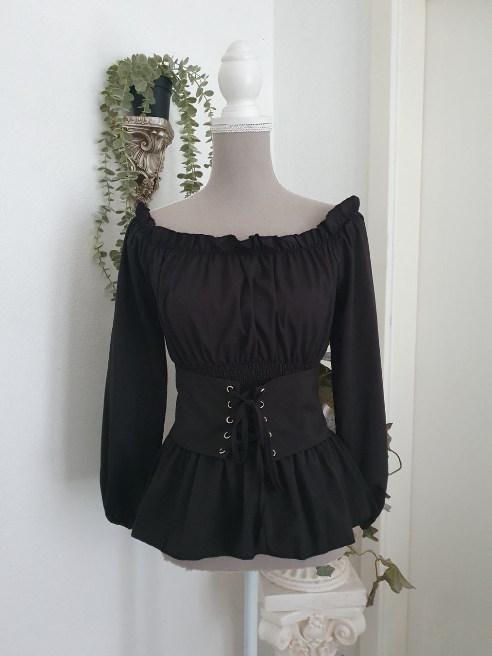 Camicette: Gothic Bluse Gr S *neu* – Nuovo (secondo la descrizione) da Münsingen venduto da BlackTears-3 1