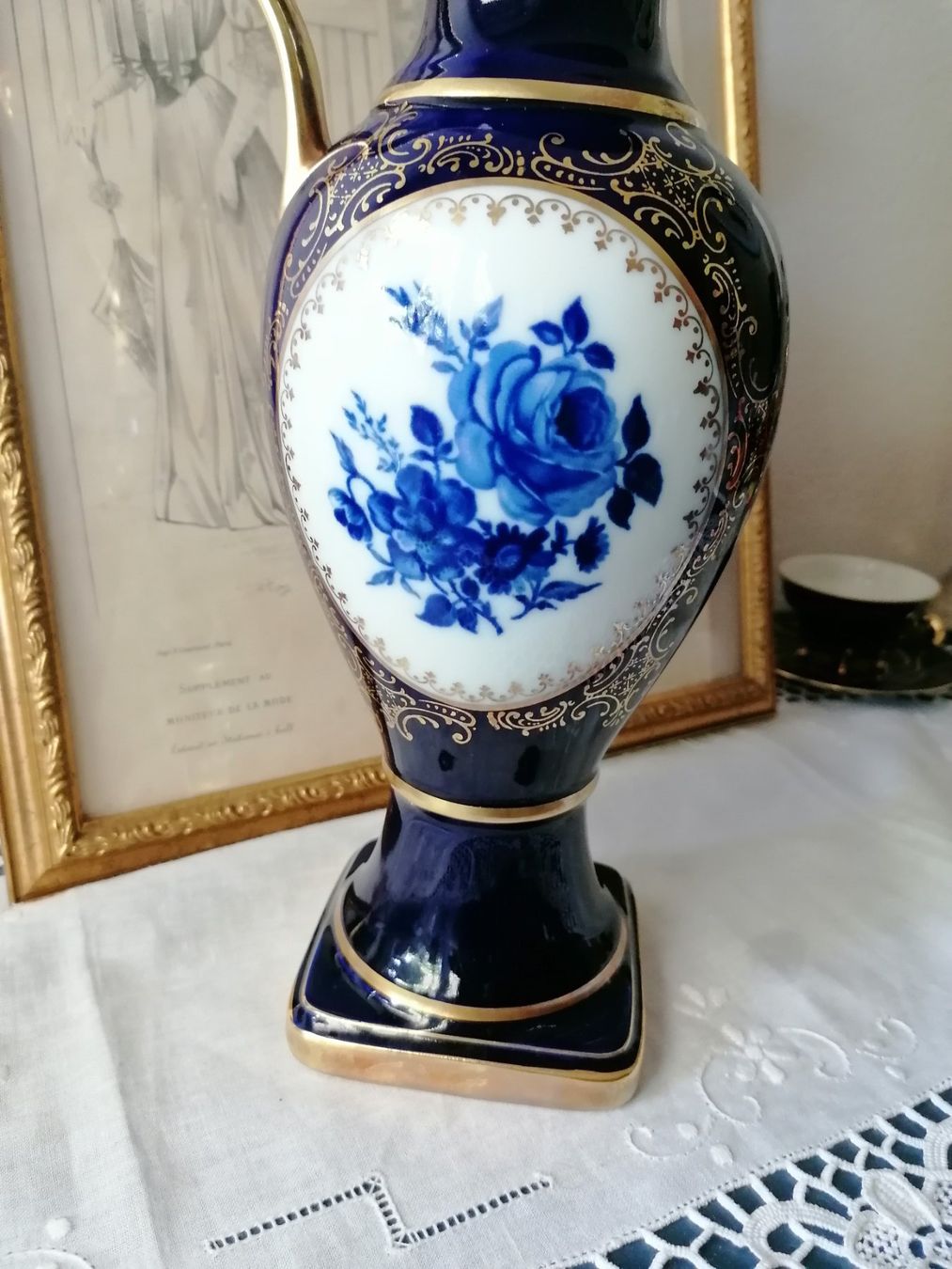 KPM Vasen & Gefässe: Kobalt Krug Vase, Royal KPM – Gebraucht aus Aegerten von Jos_zem 1