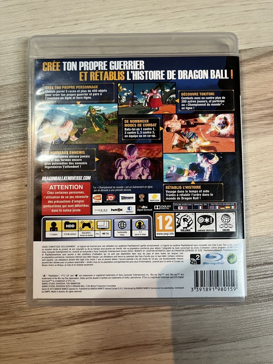 Sony Giochi: Dragon Ball Xenoverse - PS3 - FR – Usato da Grancy venduto da Naxus 1