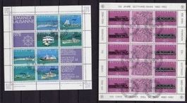 Grossblöcke 1982  Lemanex+Gotthard  SO75 +1978 W59 ERSTTAG