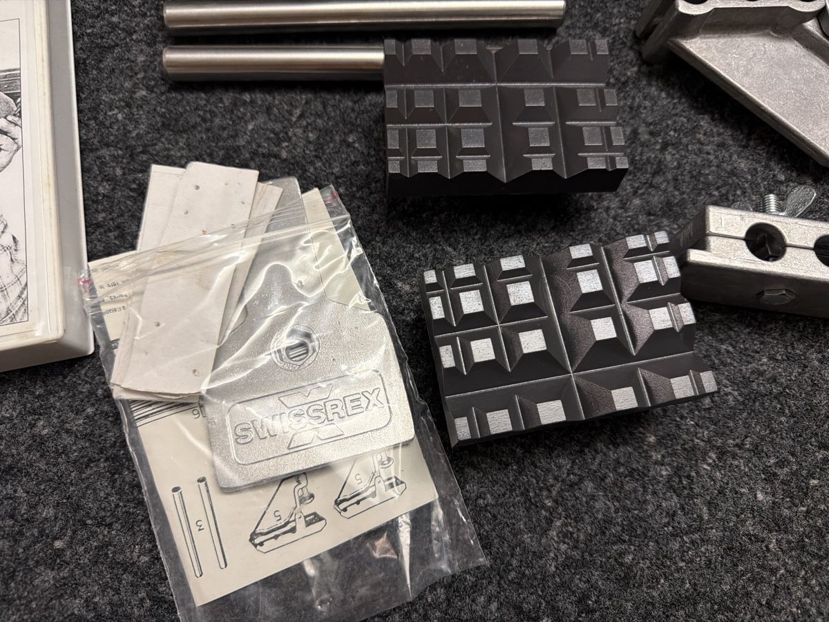 Swissrex Tutti gli attrezzi: Swissrex Spannsystem Werkstatthilfe im Set mit Anleitung – Usato da Thun venduto da BanjoDan 2