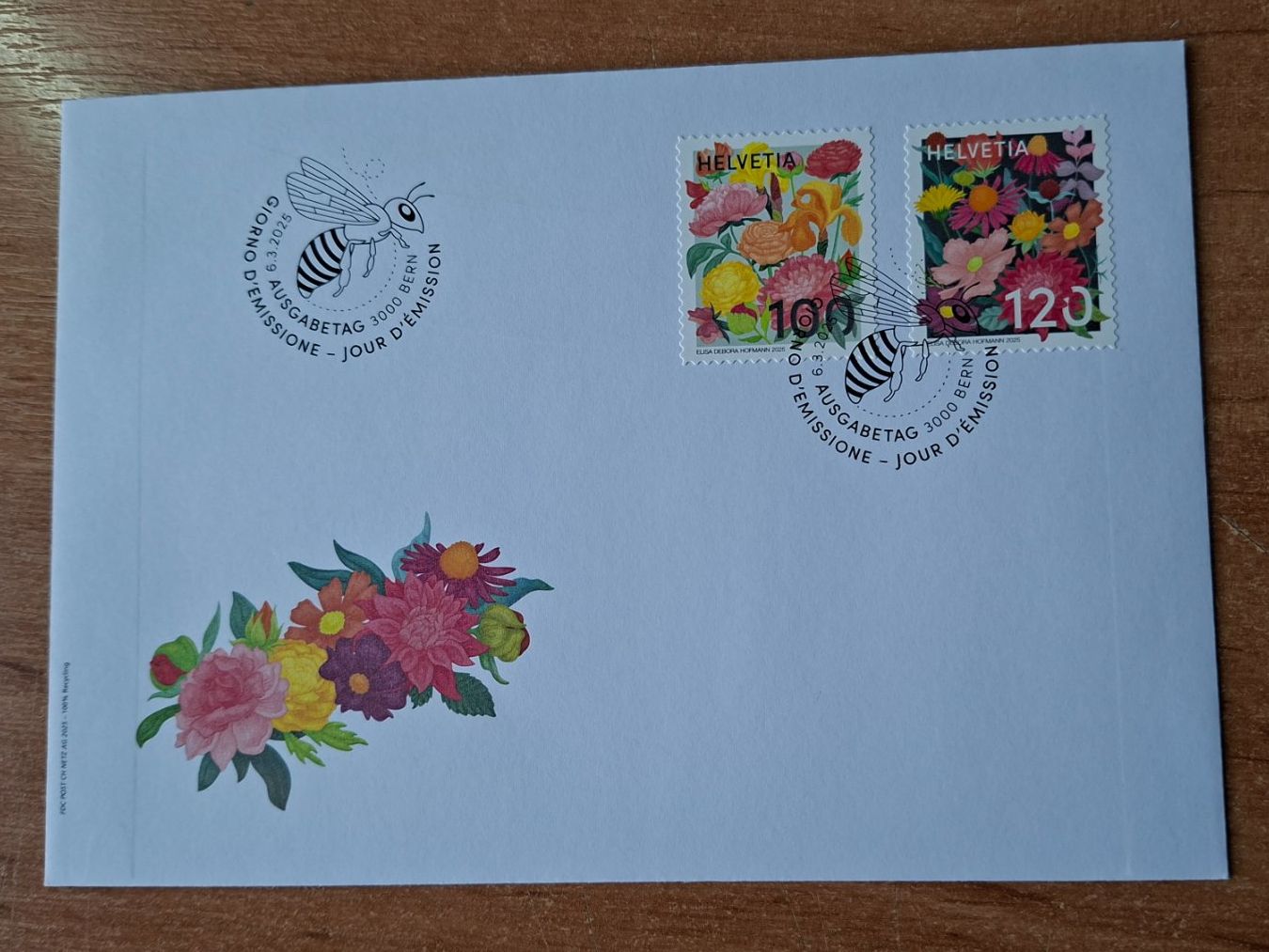 Tutti i francobolli: F2048 - FDC Fleurs de saison  2025 – Usato da Trélex venduto da Phil_Albert