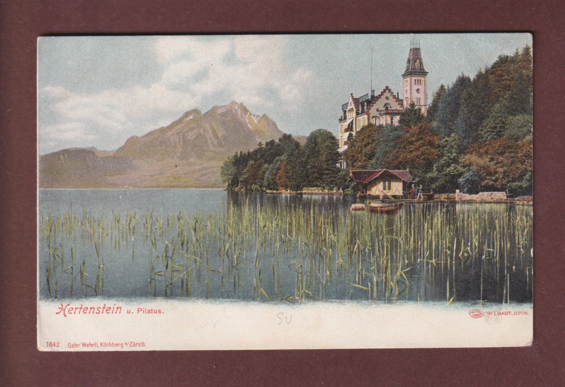 Cartoline postali: HERTENSTEIN - Pilatus – Usato da Pully venduto da nicecards-shop