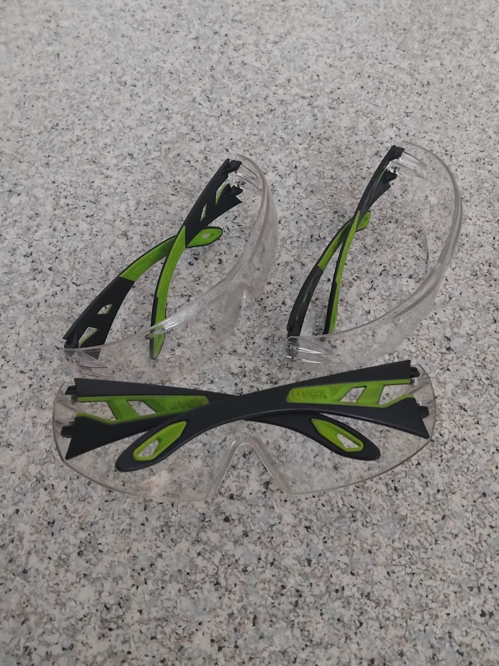 Occhiali & Lenti: 3x Uvex Schutzbrille,Augenschutz, Neu – Nuovo (secondo la descrizione) da Ruswil venduto da Swissflip 1